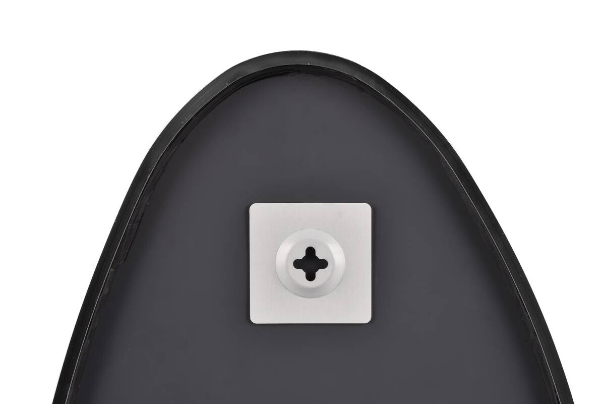 Metallspiegel Britta schwarz Metall B/H/T: ca. 35x50x3 cm