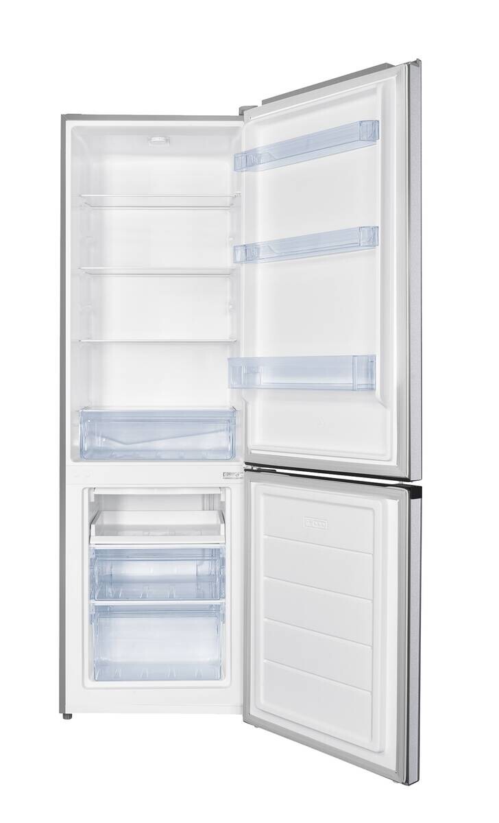POCOline Kühl-/Gefrierkombination KGK180-262ESI silber B/H/T: ca. 55x180x56 cm