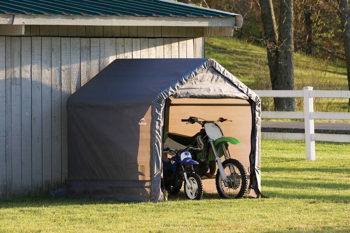 ShelterLogic Gartenhaus Shed-in-a-Box grau B/H/T: ca. 180x183x196 cm