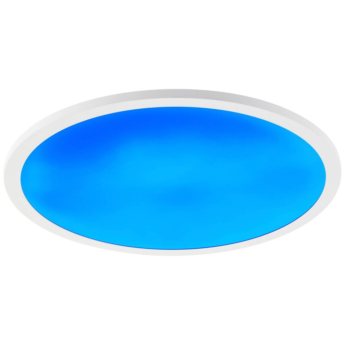 Brilliant LED-Deckenleuchte Briston weiß Kunststoff Metall B/H/L/D: ca. 43,5x7,5x44x42 cm