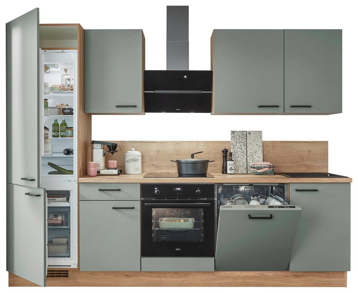 nobilia Küchenblock Schilf B/H/T: ca. 280x201,6x60 cm