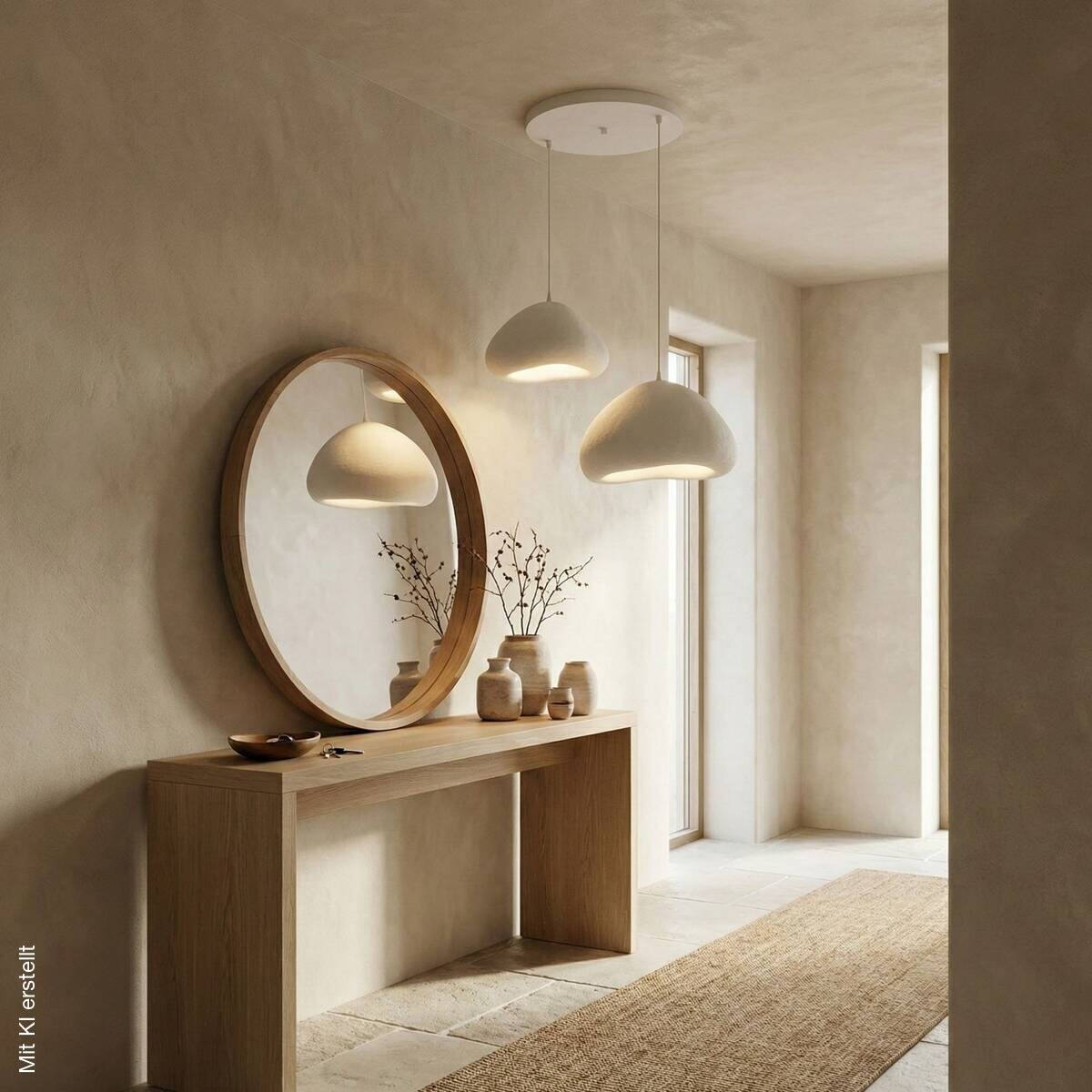 Opviq Pendelleuchte weiß B/H/T: ca. 89x115x89 cm E27 2 Brennstellen