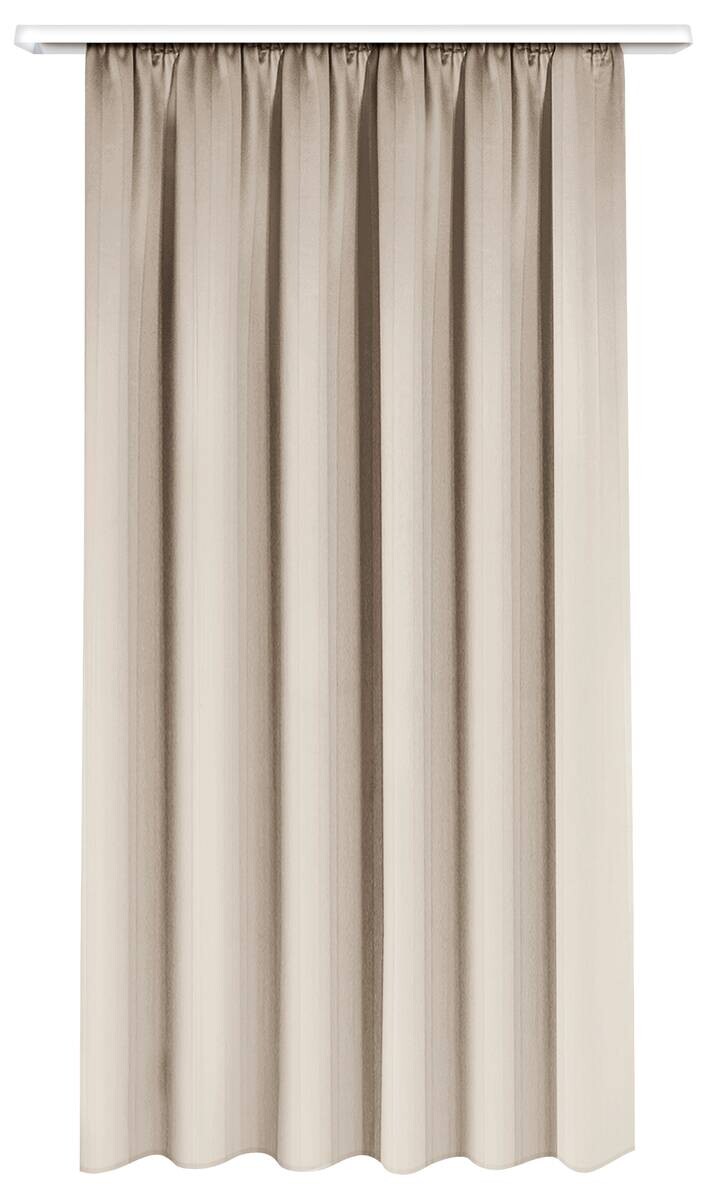 POCOline Verdunklungsvorhang Luna beige B/L: ca. 135x175 cm