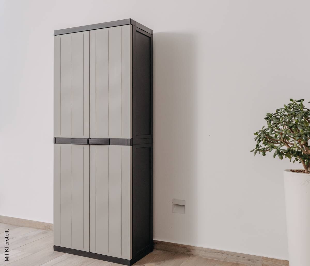 Toomax Kunststoffschrank grau B/H/T: ca. 64x165x37 cm