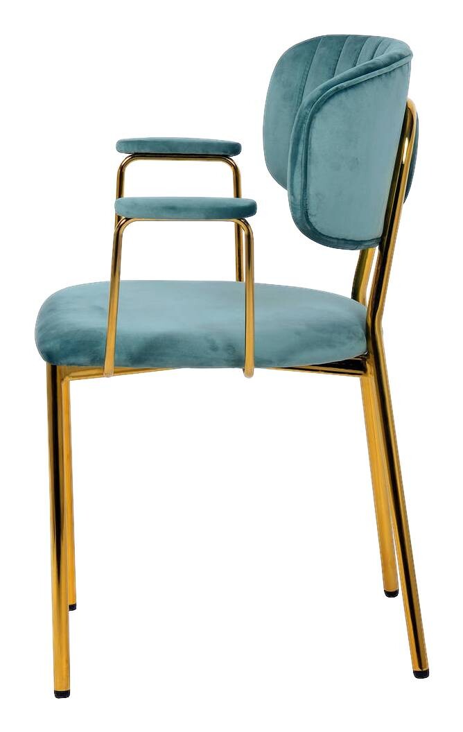 Stuhl Kian 200 2er-Set mint Microfaser B/H/T: ca. 63x80x51 cm