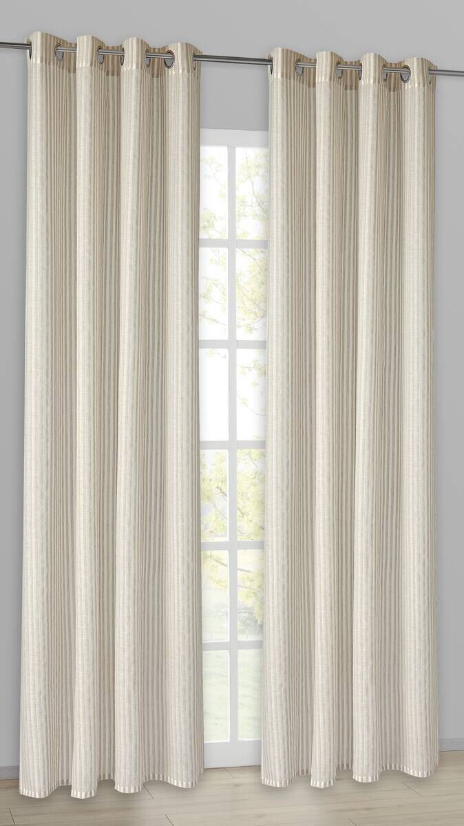 Esprit Ösenvorhang E-Sulva beige B/L: ca. 140x250 cm