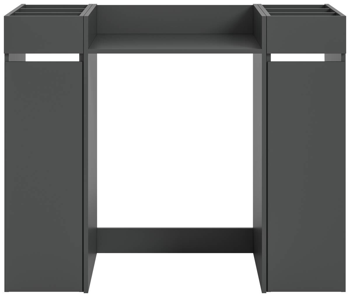 Waschmaschinenumbauschrank Free anthrazit B/H/T: ca. 124x101x60 cm