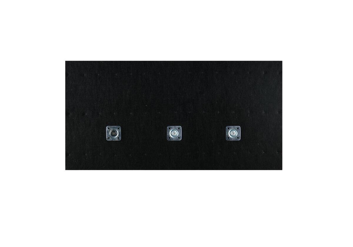 Wandgarderobe Grace schwarz B/H/T: ca. 60x30x7 cm