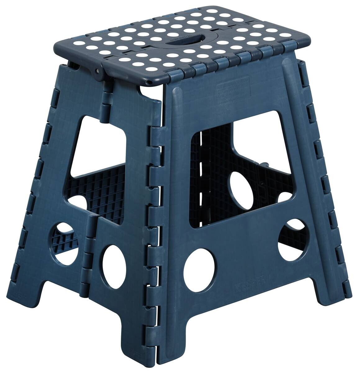 Klapphocker blau B/H/L: ca. 53x4,5x38,5 cm