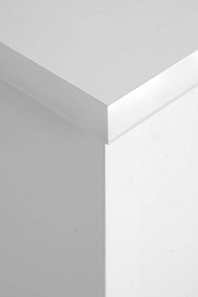 Kommode Izmir weiß Kupfer Nachbildung B/H/T: ca. 120x90x36 cm