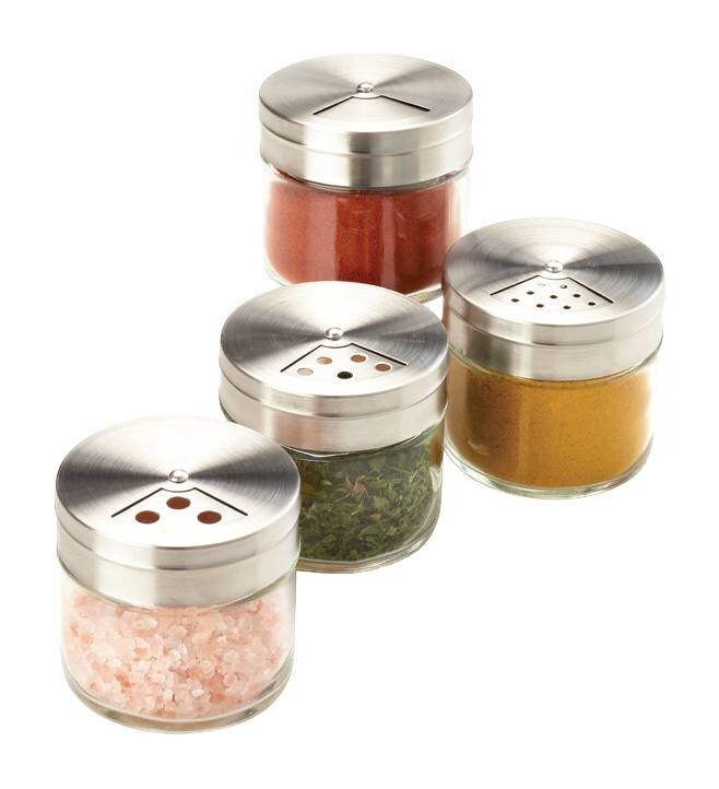 Metaltex Gewürzstreuer transparent Glas B/H/L: ca. 6,8x6,2x6,8 cm