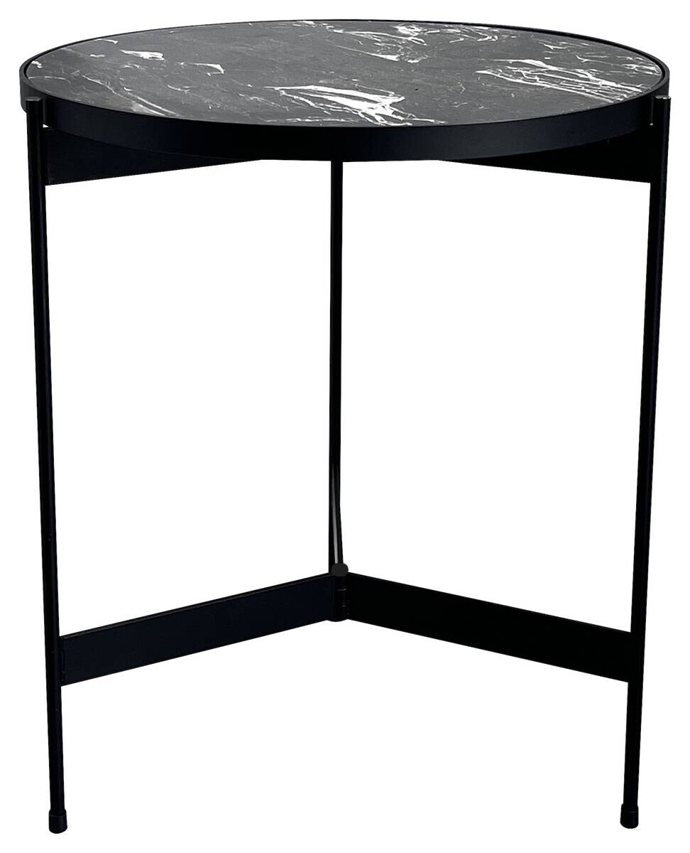 Beistelltisch Finja schwarz B/H/T: ca. 40,5x48x40,5 cm