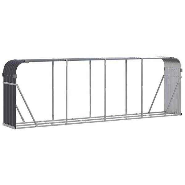 Kaminholzhalter anthrazit B/H/L: ca. 45x100x300 cm