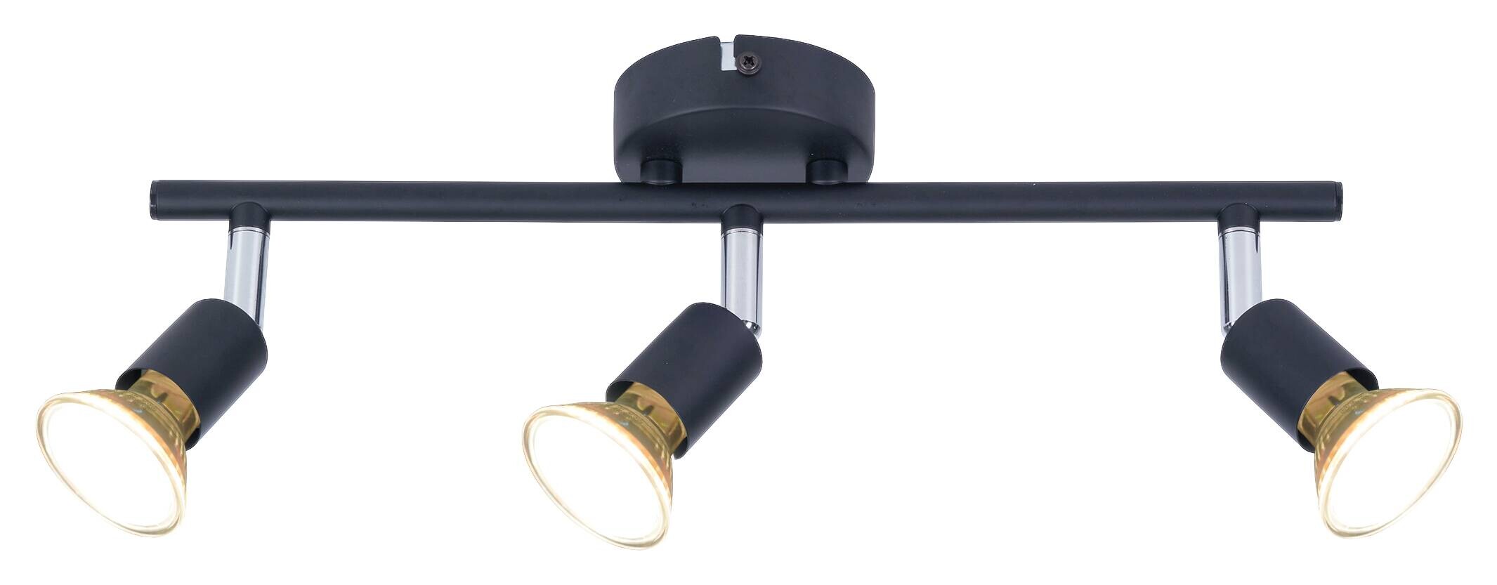 POCOline LED-Spot 3-flg. Boris schwarz B/H/L: ca. 10x8x36 cm 3 Brennstellen