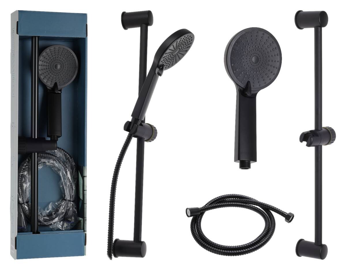 Brausegarnitur schwarz