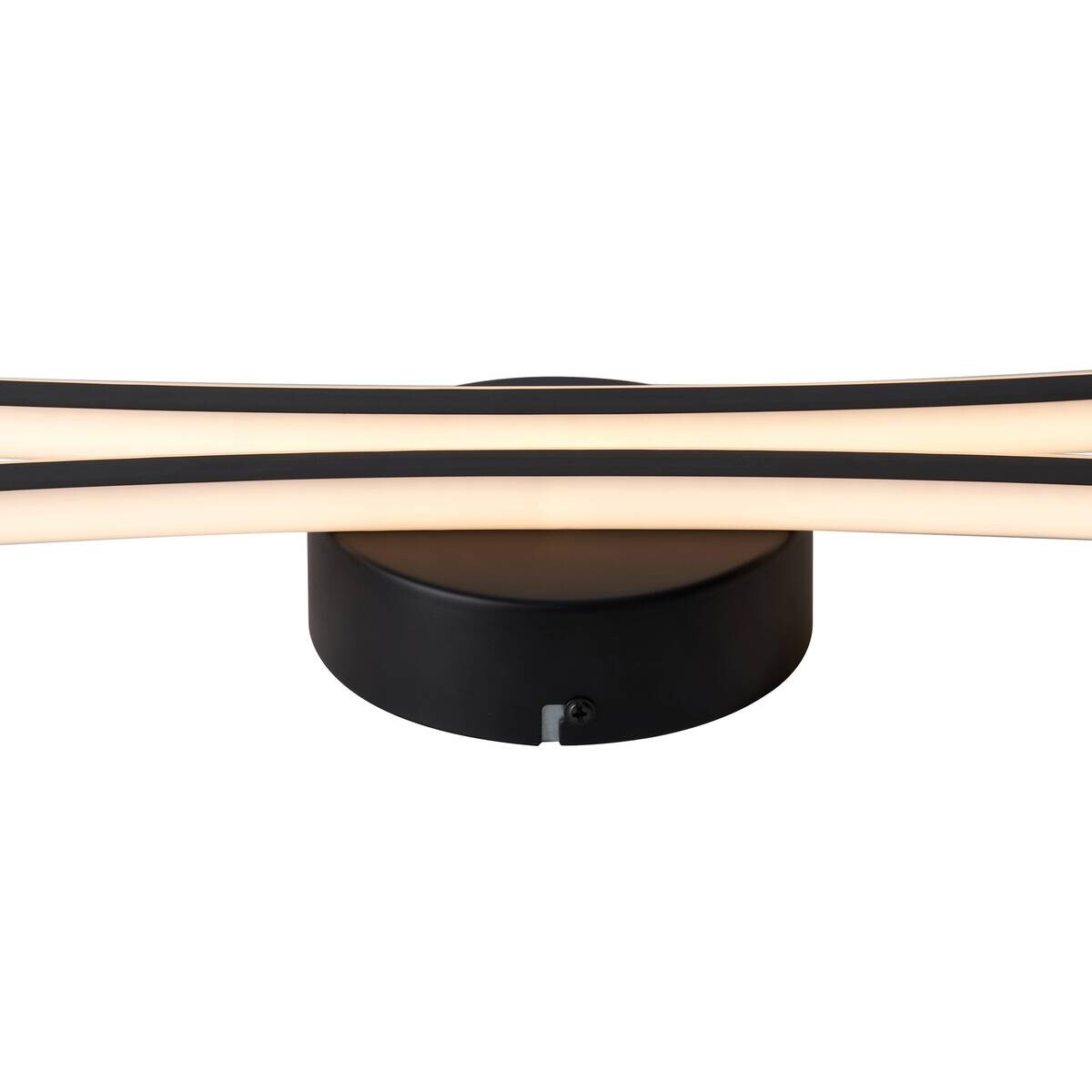 POCOline LED-Deckenleuchte Dion mattschwarz Metall Kunststoff B/H/L: ca. 15x5,5x90 cm