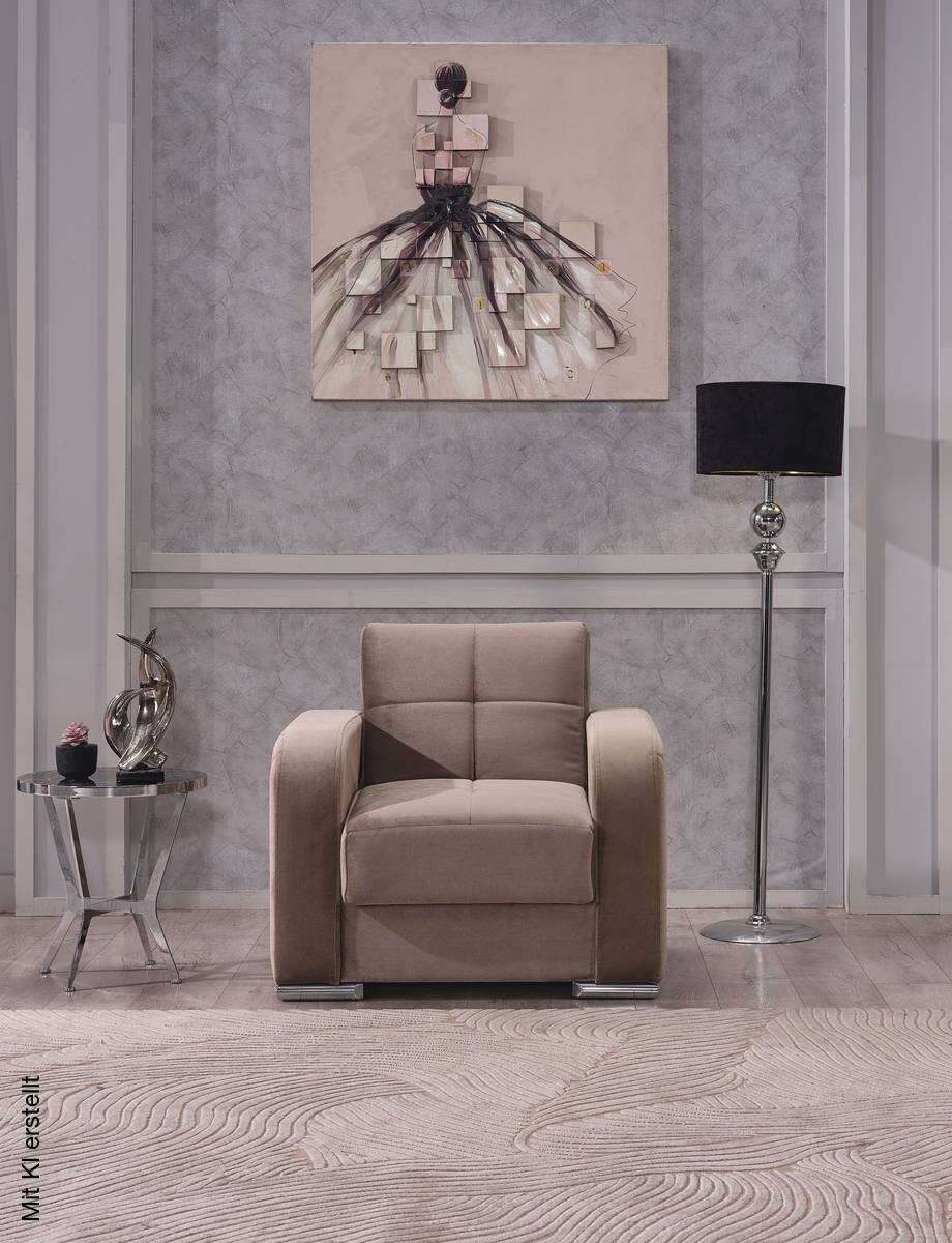 Sofa 3-2-1 Orlando graubraun