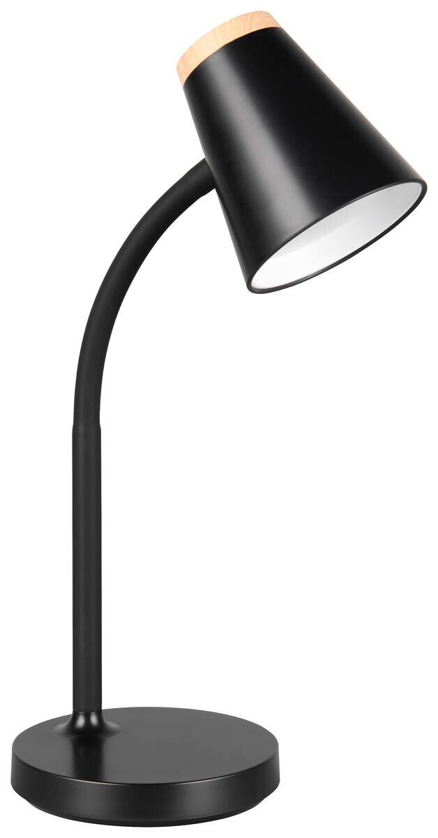 Reality LED-Tischleuchte Hadley schwarz Kunststoff H/D: ca. 36x13 cm