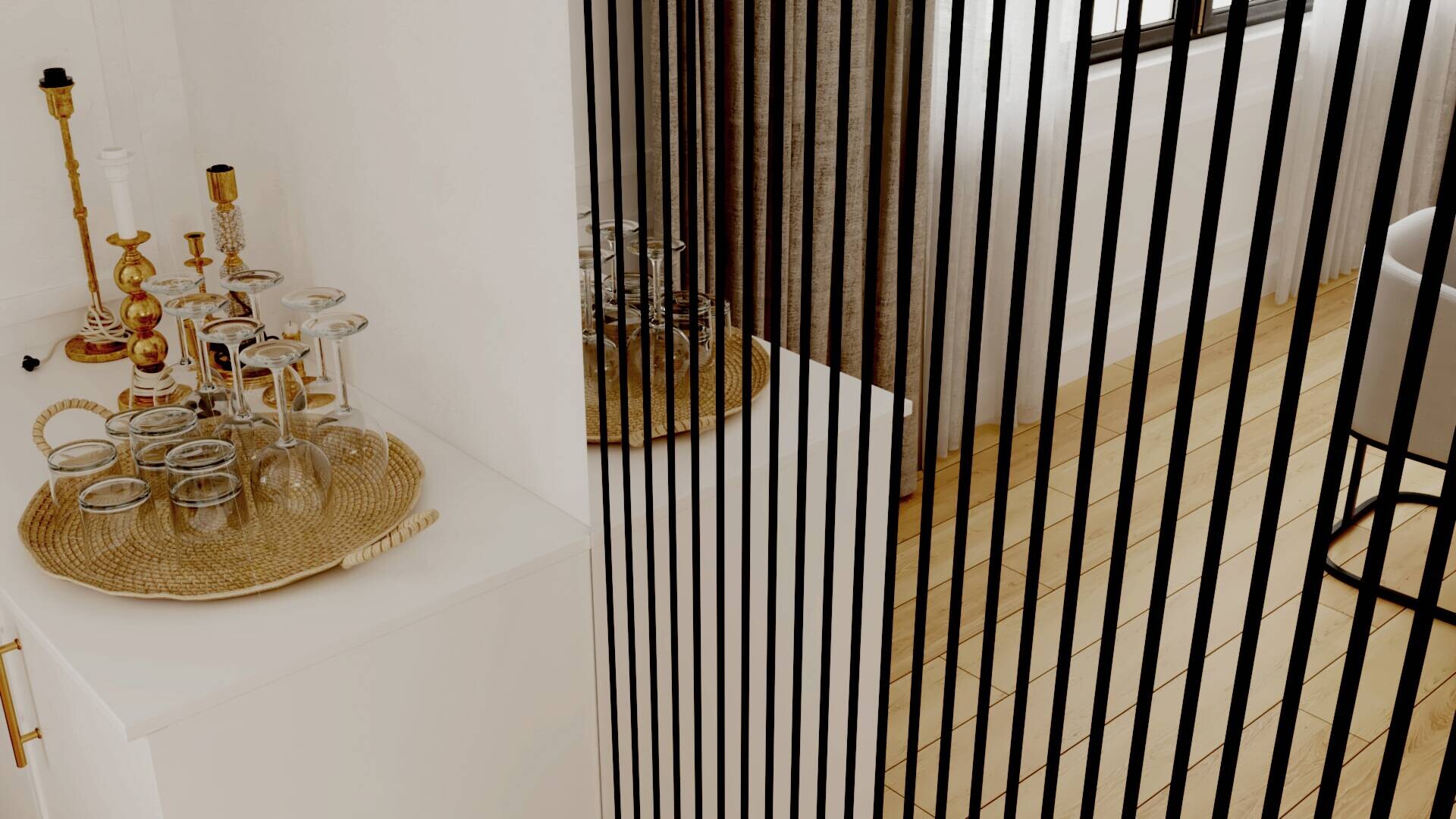 Wand- und Akustikpaneel silber L/B/H: ca. 260x60x1,7 cm pro Stück