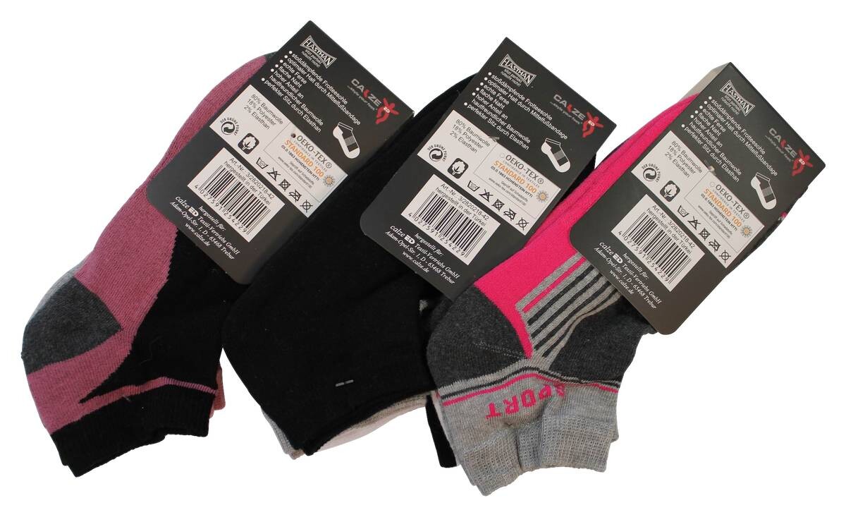 Damen-Socken sortiert 1 Packstücke Größe 35-38