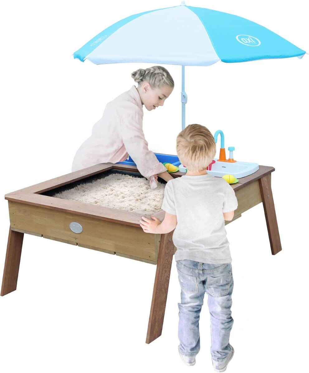 AXI Sand & Wassertisch Linda braun B/H/L: ca. 94x50x125 cm