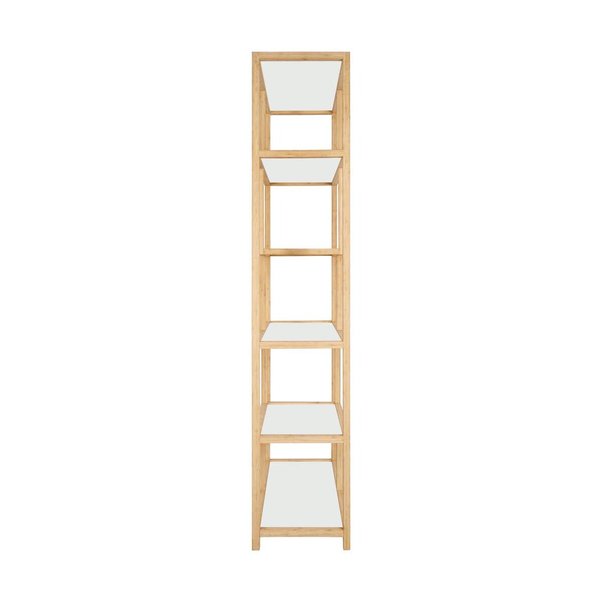Standregal Holzoptik B/H/T: ca. 77x180x34 cm