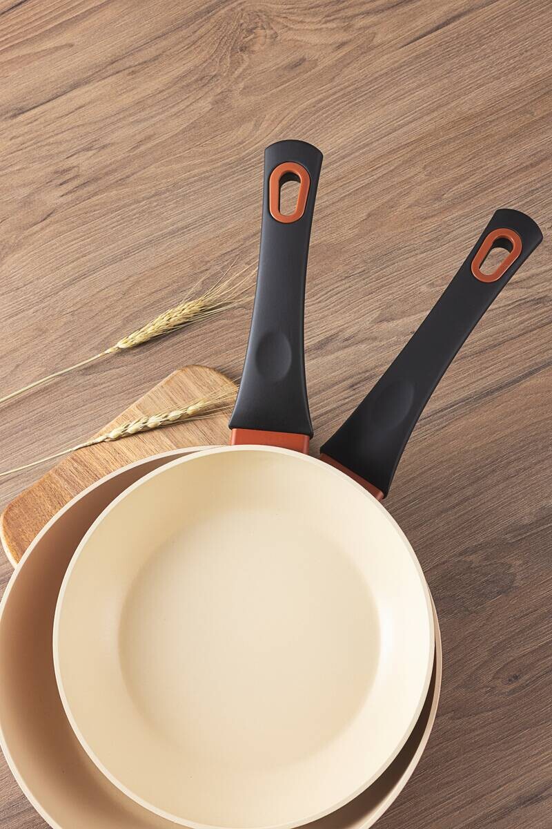 SAN IGNACIO Pfannenset SAFARI rot Aluminium 2 tlg.