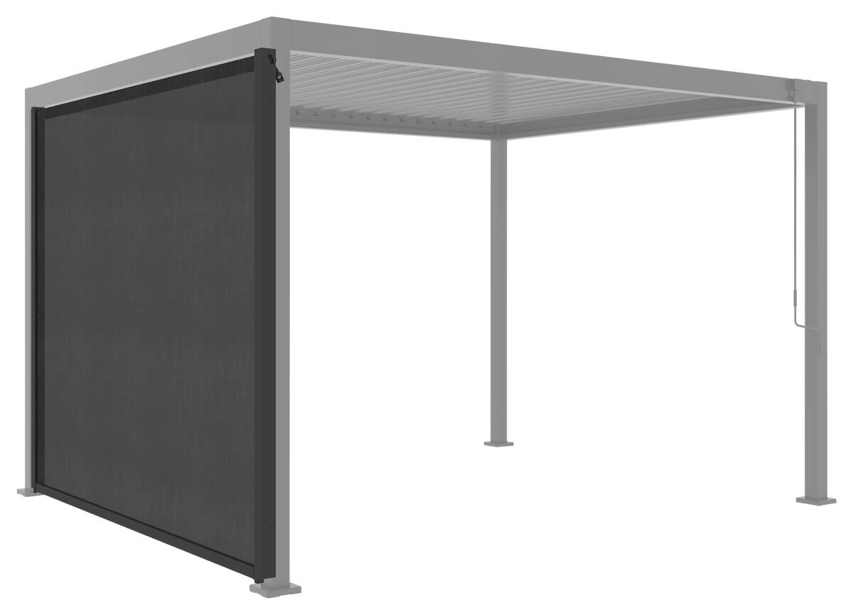 Rollo anthrazit Aluminium B/H/L: ca. 8,5x231x278 cm