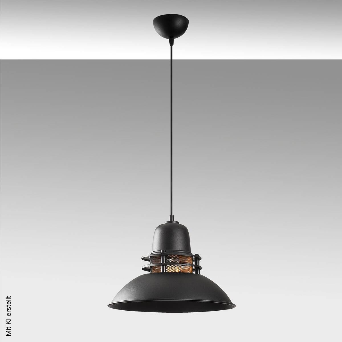 Opviq Pendelleuchte Saglam-3735 gold schwarz B/H/T/L/D: ca. 34x123x34x34x34 cm E27 1 Brennstellen