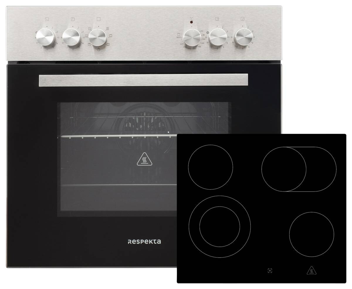 Respekta Küchenblock Marleen grau matt B/H/T: ca. 220x211x60 cm