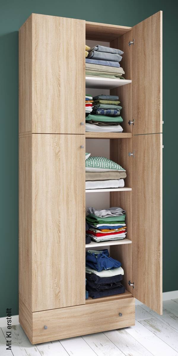 Kleiderschrank Lona Eiche