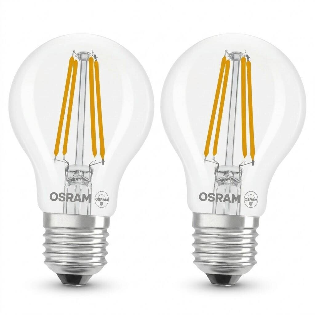 OSRAM LED-Leuchtmittel Filamentlampe BASE Classic A AC32394 3er Pack E27