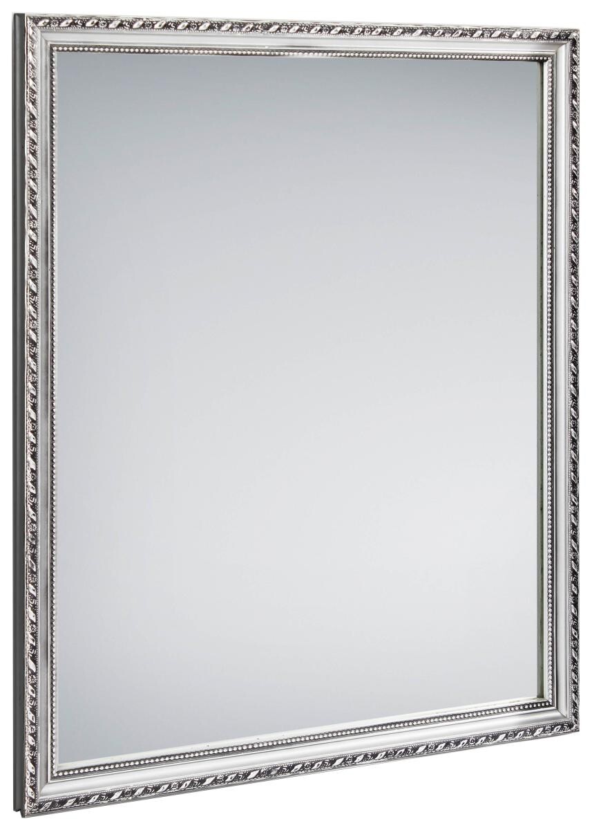 Mirrors & More Rahmenspiegel Loreley silber Antik B/H: ca. 34x45 cm
