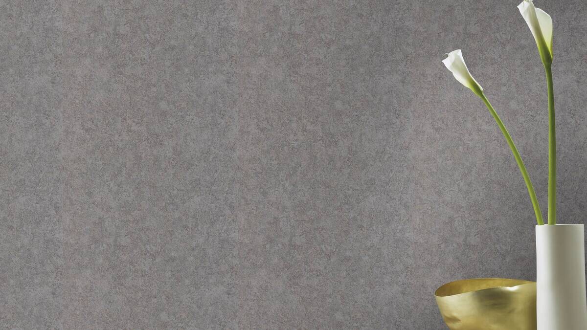 Vliestapete Struktur anthrazit gold B/L: ca. 53x1005 cm