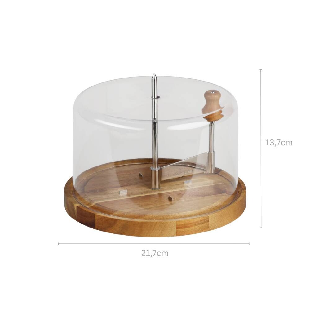 Kesper Käsehobel braun Akazie B/H/L: ca. 22x22x143 cm