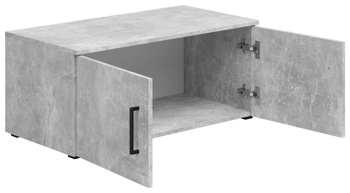 Aufsatz Multi-Stauraum Typ 22 Beton Optik B/H/T: ca. 80x35x40 cm