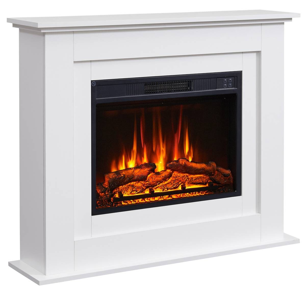 Balderia Elektrischer-Kamin EF447A-MT447A-W weiß B/H/T: ca. 100x82x25 cm