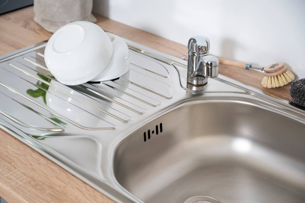 Respekta Küchenblock Economy weiß B/H/T: ca. 270x200x60 cm