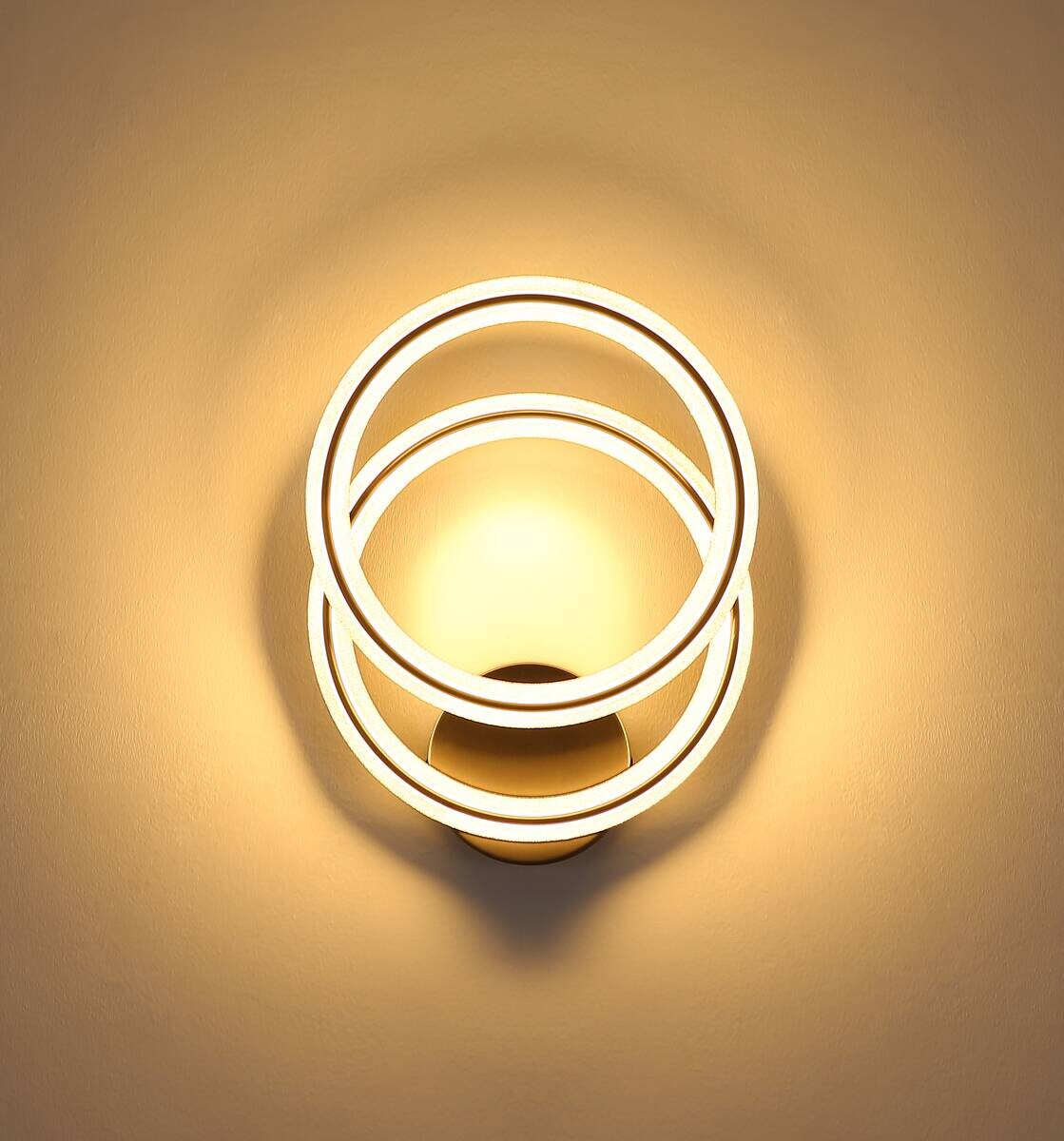 GLOBO LED-Deckenleuchte ELAN schwarz Aluminium Metall B/H/T: ca. 33x7,5x54 cm 1 Brennstellen