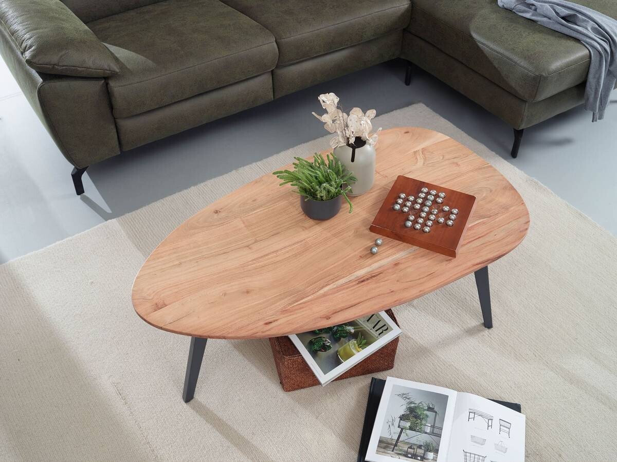 Wohnling Couchtisch braun B/H/T: ca. 60x45x110 cm