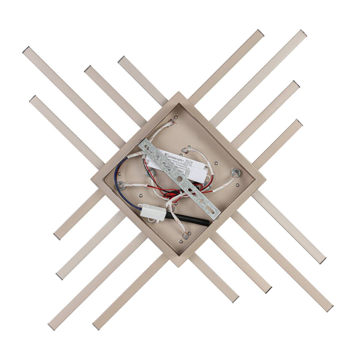 Nolo LED-Deckenleuchte Orbit B/H/L: ca. 75x7,5x75 cm