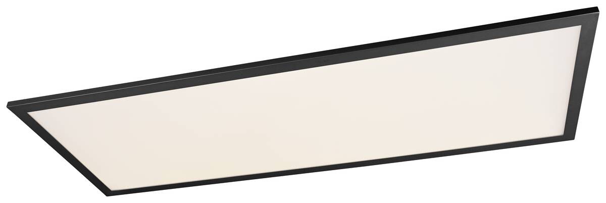 Reality Deckenleuchte Alpha schwarz Metall B/H/T: ca. 80x5x30 cm