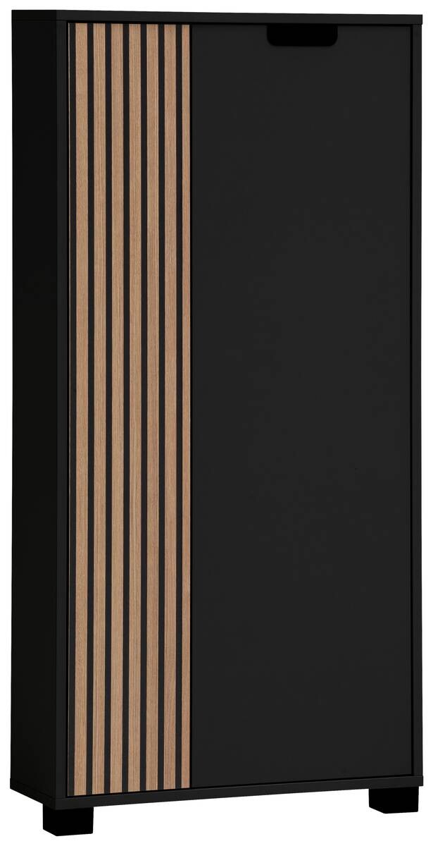Highboard Ryker schwarz matt B/H/T: ca. 59,8x124x19,55 cm