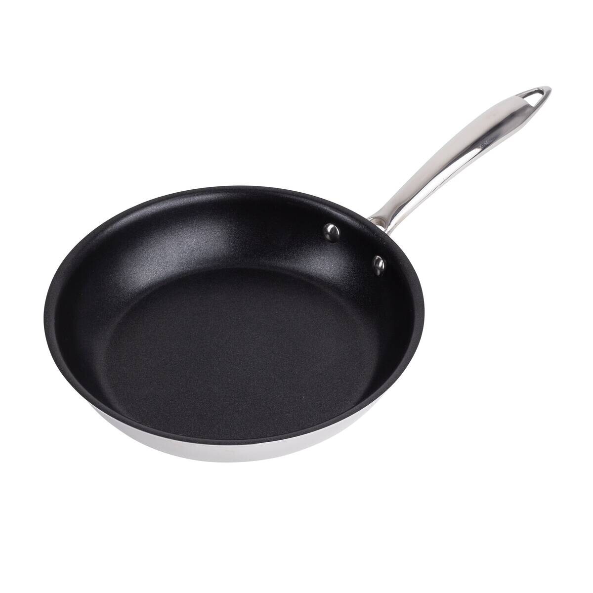 MASTERPRO Pfannenset PURE 3 silber Edelstahl 2 tlg.