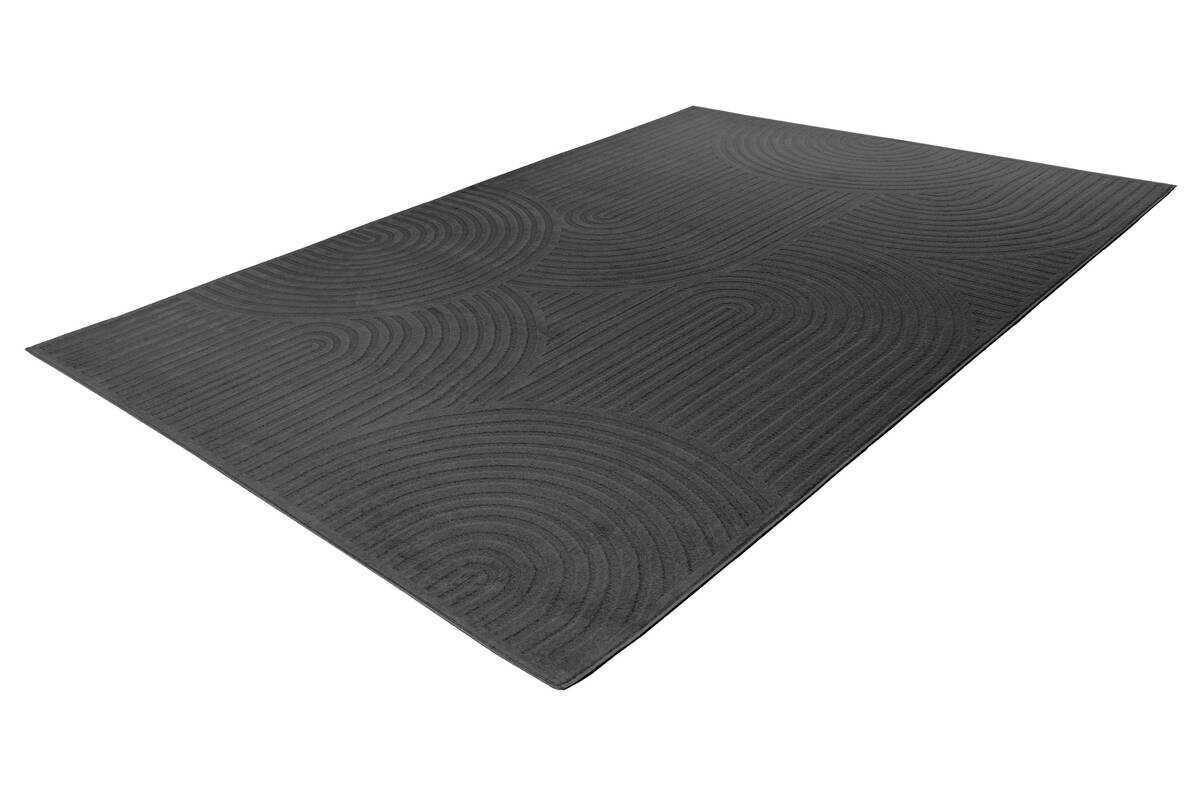 Kayoom Teppich Bandito 325 dunkelgrau B/L: ca. 160x230 cm