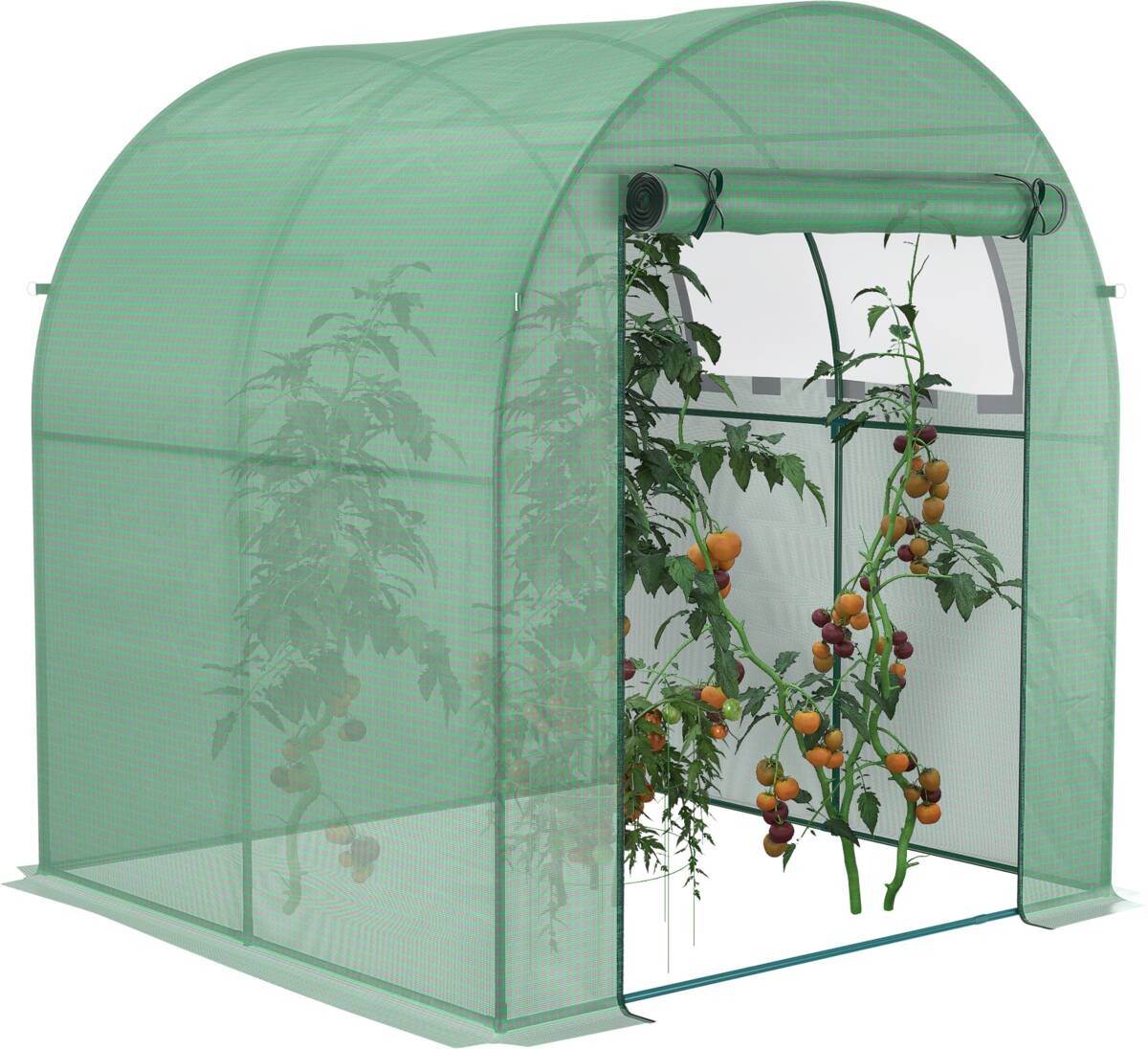 Outsunny Gewächshaus B/H/L: ca. 180x200x180 cm