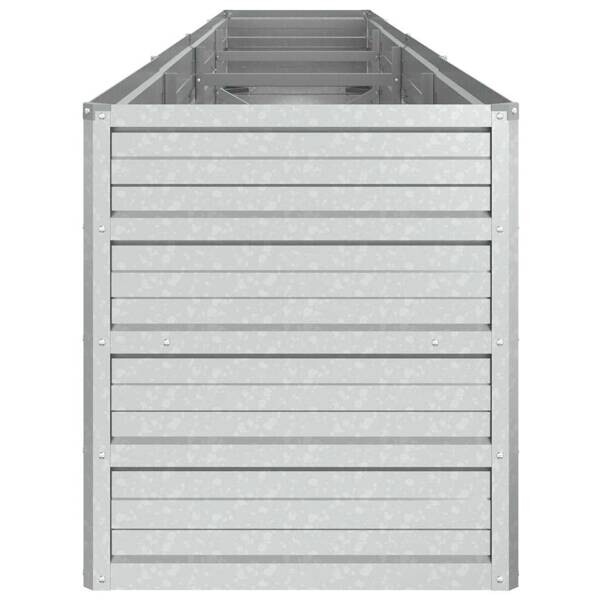 Garten-Hochbeet silber Stahl B/H/L: ca. 40x45x320 cm