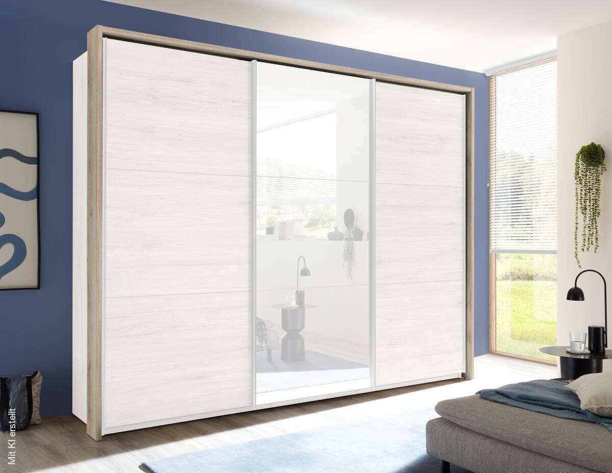Passepartoutrahmen Eiche San-Remo Nachbildung B/H/T: ca. 280x215x17 cm