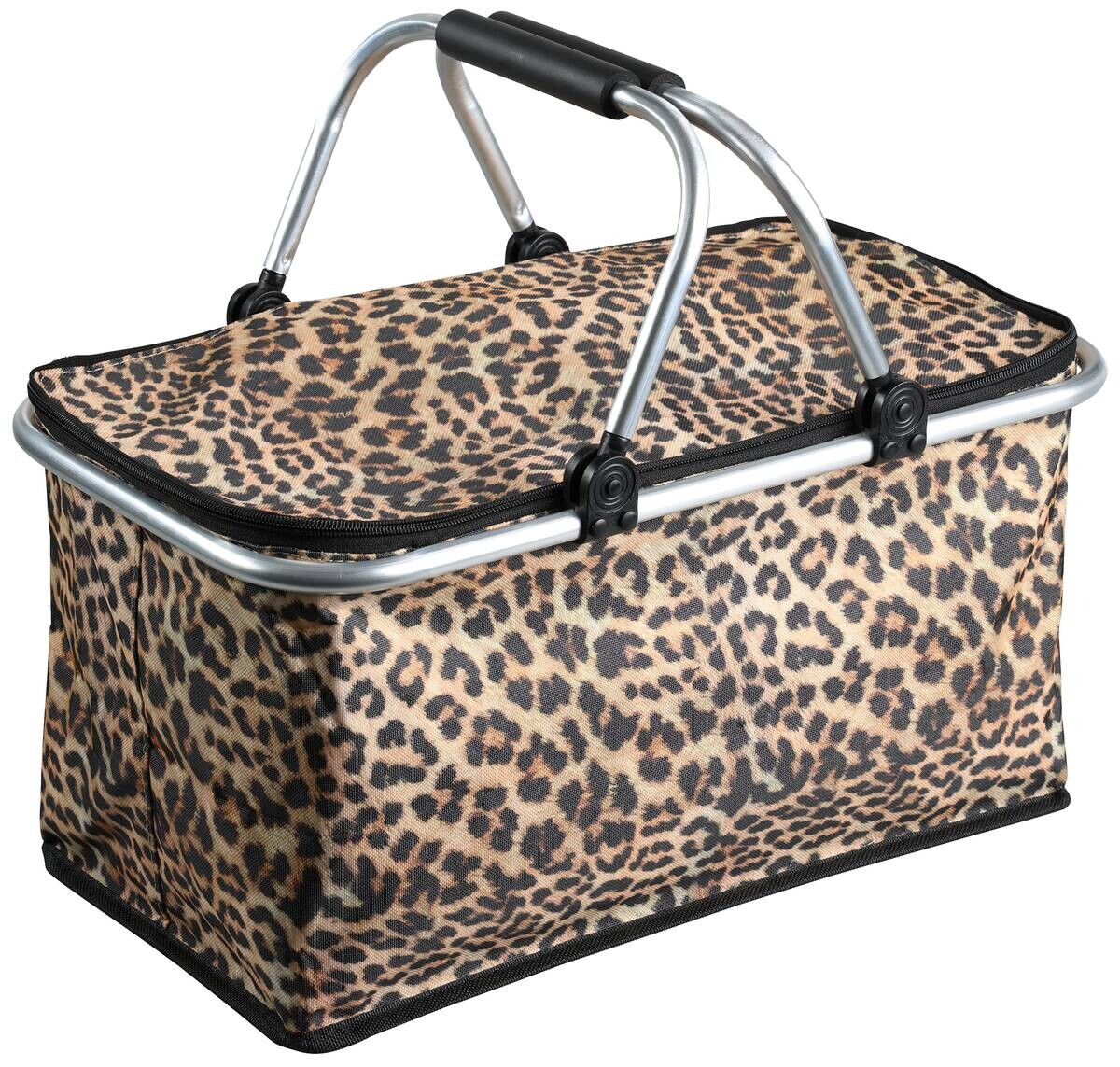 Einkaufskorb braun Polyester B/H/L: ca. 29x25x50 cm