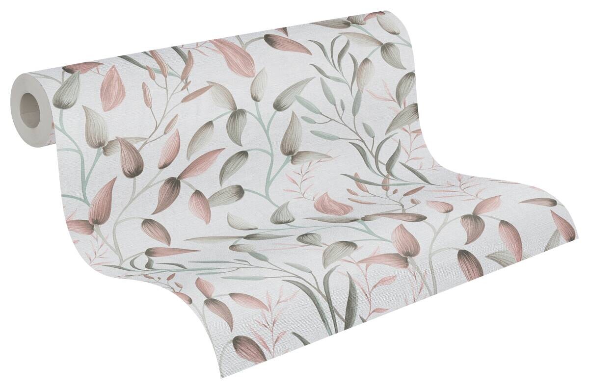 A.S.Creation Vliestapete creme rosa B/H/D: ca. 53x1005x8,2 cm